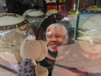 Präsidentschafts-Kandidat kleini mit Nelson Mandela